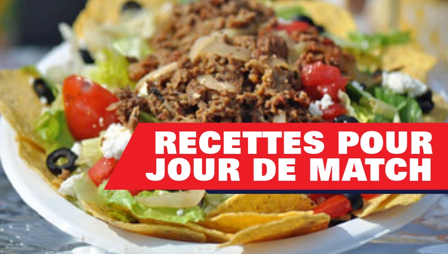 Recettes pour le jour du match